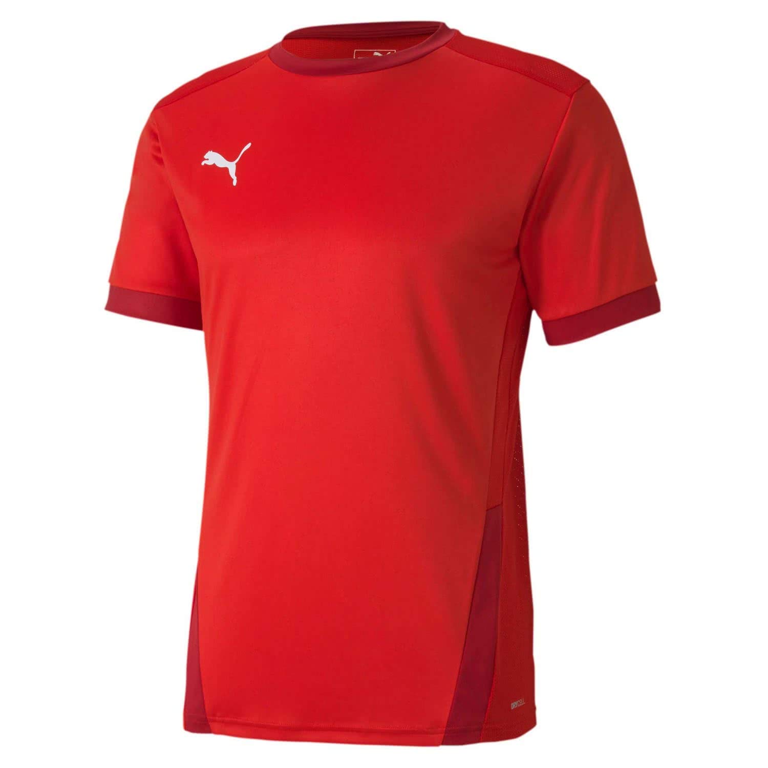 Puma Men's teamGOAL 23 Jersey T-Shirt, Red-Chili Pepper, S