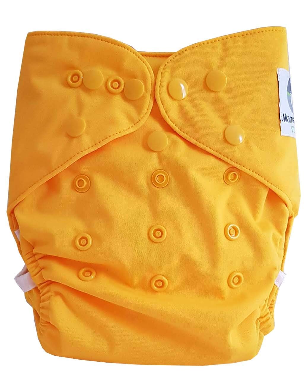 Bebe Puericulture Le Change Maman Et Nature Couche Lavable Tout En Deux Te2 Culotte Impermeable A Pression Jaune Genesis Gs Com