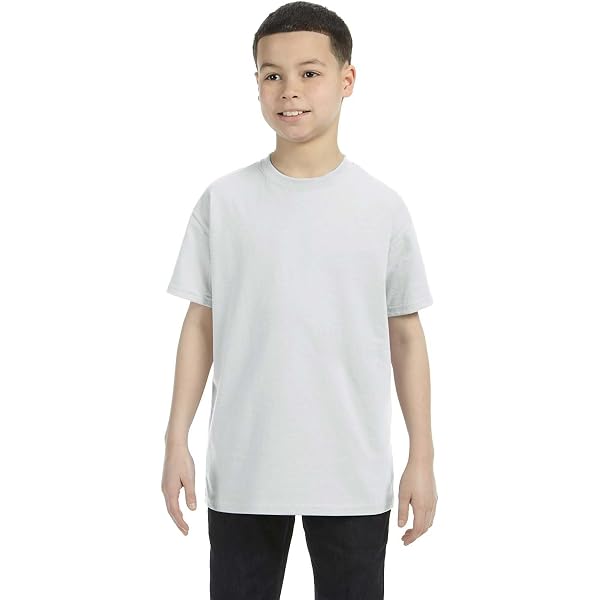 NWOT Gildan 5000 Men's Heavy Cotton T-Shirt – White, Short Sleeve, 100% Cotton, Solid Blank Tee