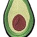 Avocado Cute Fruit Embroidered Applique Iron On Sew On Patch