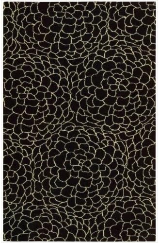 Calvin Klein Home Loom Select LS12 Rectangle Rug, 3.6-Feet by 5.6-Feet, Black