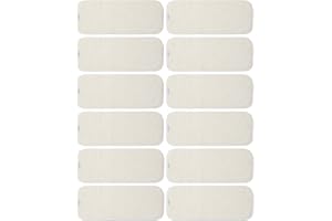 Babygoal Cloth Diaper Inserts 12pcs,4 Layers Rayon from Bamboo Inserts for Cloth Diapers and Cloth Diapers Covers,12MB