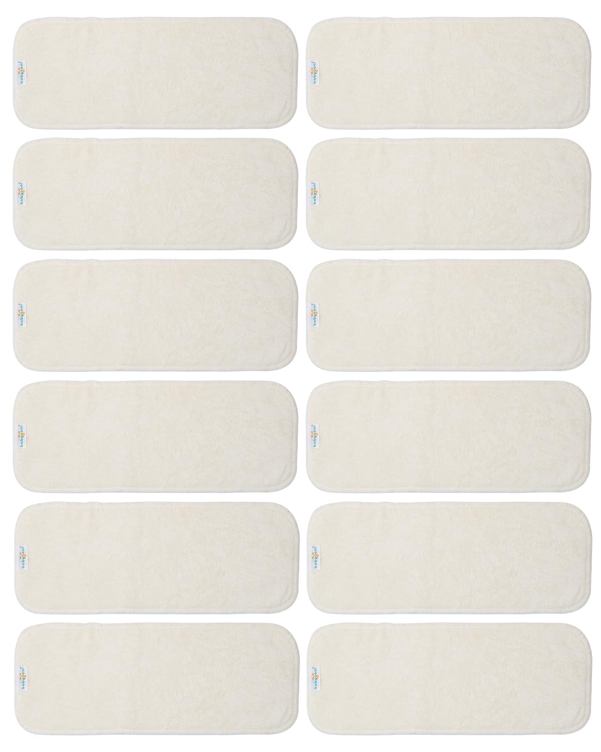 Photo 1 of Babygoal Cloth Diaper Inserts 12pcs,4 Layers Rayon from Bamboo Inserts for Cloth Diapers and Cloth Diapers Covers,12MB