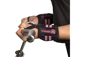 IRON BULL STRENGTH Women Wrist Wraps with Thumb Loops - 12" Professional Grade - Wrist Support Brace and Compression for Cross Training, Weight Lifting, Powerlifting, Strength Training