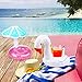 Libay Inflatable Drink Holders, 14 Packs Drink Floats Inflatable Cup Coasters with Mini Air Pump for Pool Party and Kids Bath Toys