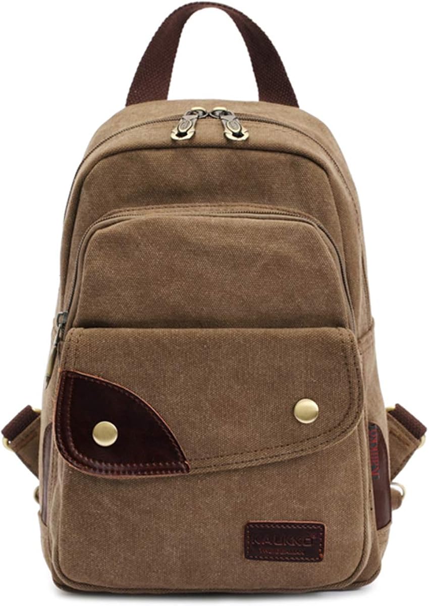 small rucksack with chest strap