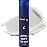 Curology Brightening Vitamin C Serum, Visibly Evens Skin Tone, Smooths Texture, and Calms Redness, Milky Texture, 1 fl oz