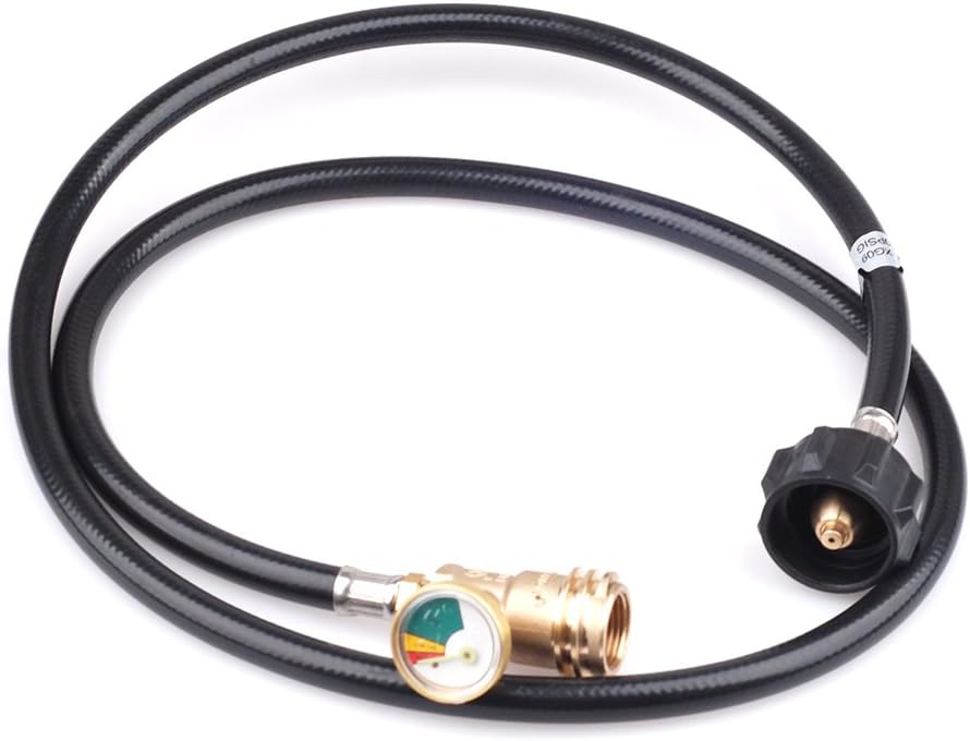 CISNO High Flow 5 Foot Propane Tank Extension Hose Acme to