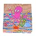 Rolimate Educational Wooden Cube Block Travel Jigsaw Puzzles - Dolphins Octopus Turtles Crabs Sharks Lobster, Birthday gift toy for age 3 4 5 Years Old and Up Toddlers Kids Baby Children Boys Girls