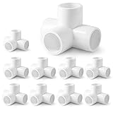 Zernmiarder 4 Way PVC Pipe Fittings 1/2 Inch, PVC