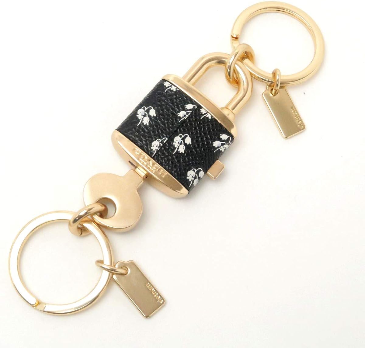人気第6位 コーチ Coach キーホルダー レディース キーリング 鍵 錠前 バッグチャーム レザー 花柄 gdha ネコポス コーチ キーホルダー キーリング 正規 アウトレット 無料長期保証 Hotelzamacke Com