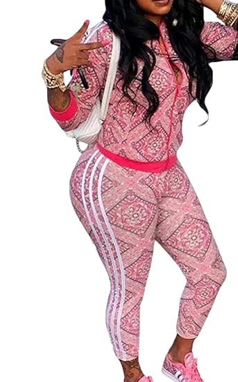 floral print tracksuit