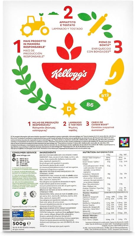 Flocos de milho kellogg's 500g