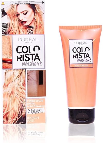 L'Oreal Paris Colorista Peach Washout Semi Permanent Hair Dye 80ml