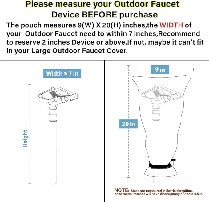 Amazon Com Artigifts Large Outdoor Faucet Cover Extra Long