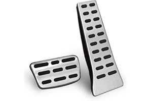 AutoBig Foot Gas Brake Pedal Pad Cover Compatible with Hyundai Tucson Santa Fe Cruz Sonata Palisade Kia Optima Sorento Sportage K5 Stinger