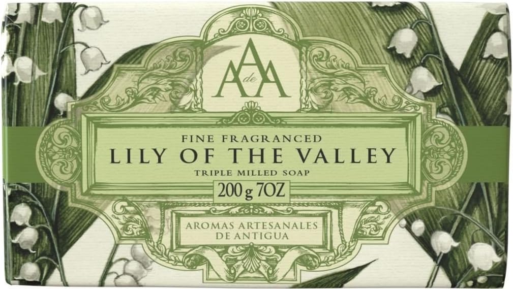 Aromas Artisanales De Antigua Floral Lily of the Valley Soap 200g
