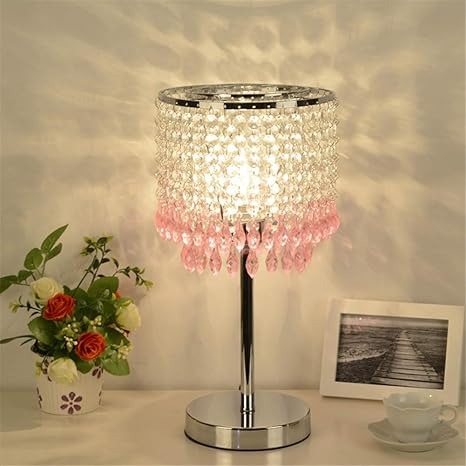 Bedroom Bedside Nightlight Modern Minimalist Crystal Table
