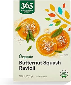365 by Whole Foods Market, Organic Butternut Squash Ravioli, 8 oz, (Frozen)