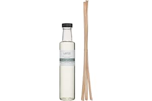 LAFCO New York Reed Diffuser Refill, Fresh Cut Gardenia - 8.4 oz - Up to 4-Month Fragrance Life - Includes Natural Wood Reeds - Free of Dyes & Propellants - Made in the USA