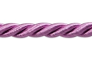 EXPO INTERNATIONAL Trims by the Yard 20 Yards of Charlotte 3/16" Twisted Cord Trim, 20 yd/3/16, Rose