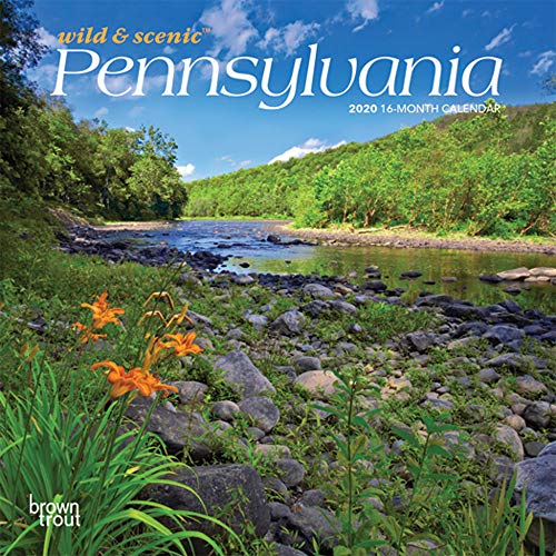 Pennsylvania Wild & Scenic 2020 7 x 7 Inch Monthly Mini Wall Calendar, USA United States of America Northeast State Nature (English, French and Spanish Edition) by BrownTrout Publishers Inc.