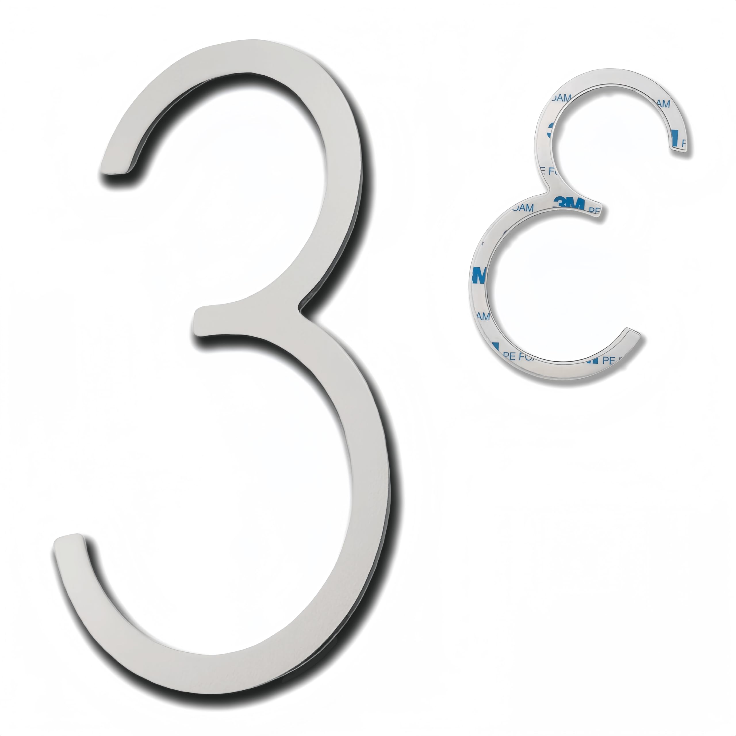 TILUODA Self-adhesive house number 5