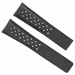 Ewatchparts 20-22mm Leather Watch Band Strap With