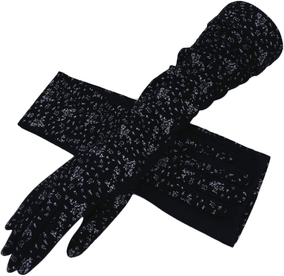 Women Driving Gloves Party Dress up Costume Sun Protection Long Sleeve Gloves
