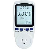 TS-836A Plug Power Meter Energy Voltage Amps Electricity Usage Monitor,Reduce Your Energy Costs
