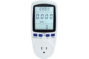 FLOUREON TS-836A Plug Power Meter Energy Voltage Amps Electricity Usage Monitor,Reduce Your Energy Costs