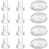 BreastPump Accessories 8pcs Duckbill Valve and 4pcs Silicone Diaphragm Compatible with Momcozy S12 Pro/S9 Pro/S12/S9 24mm Wea
