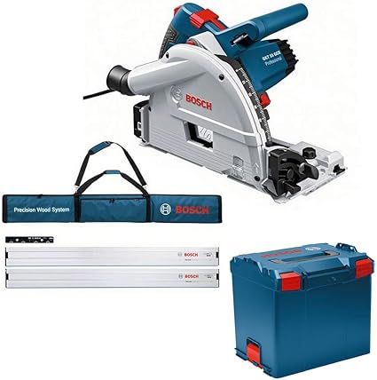 Bosch Gkt 55 Gce L Boxx 2 Rails De Guidage Fsn 1600 1 Sac Fs Bords De Coupe Propre Et Manipulation Antiderapante Amazon Fr Bricolage