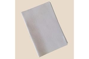 Cross Stitch Canvas Pre Cut Grid Pattern Black and White Multiple Sizes for Embroidery Sewing Craft Projects, White 45