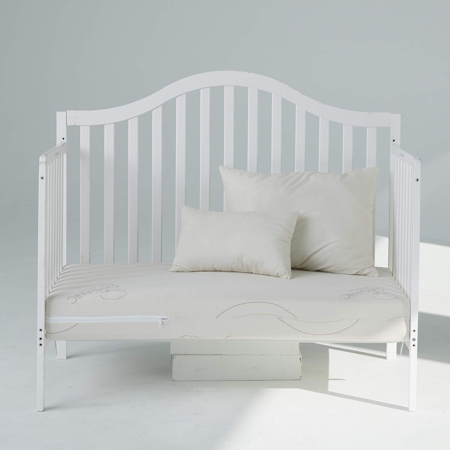 Wonder Dream Mini Crib Mattress, Organic Cotton Cover, 100% Breathable, Non Toxic, No VOC's, Greenguard Gold Certified, Made in USA
