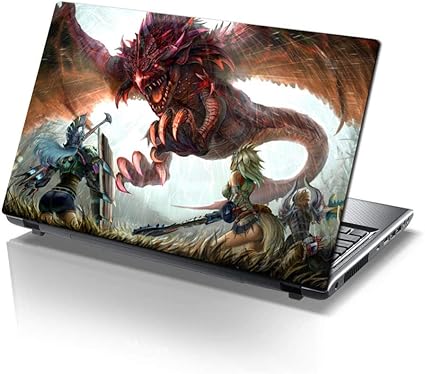 Amazon ノートパソコンスキンシール ラップトップステッカー15 6インチデカールスキンステッカービニール除去かわいいおかしいノートブックモンスターハンター15 16インチ Omgnb ノートパソコンスキンシール 通販