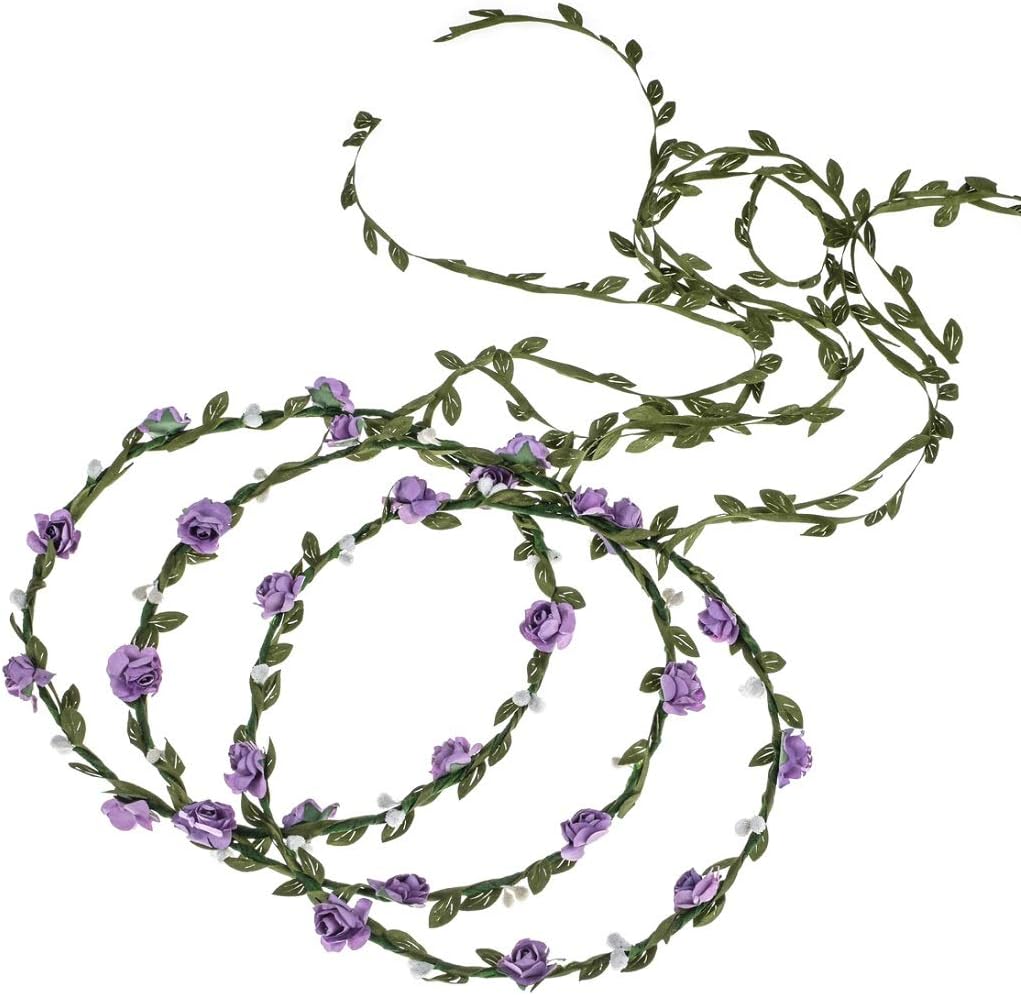 Vividsun Girls Flower Crown Wreath Headband Garland Headbands Photography Prop