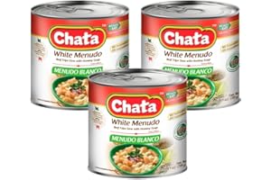 Chata White Menudo, Beef beef belly Stew with Hominy Corn, 25 oz, Pack of 3