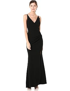 dress the population jodi crepe evening dress