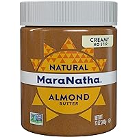 MaraNatha No Stir Creamy Almond Butter, 12 oz Jar