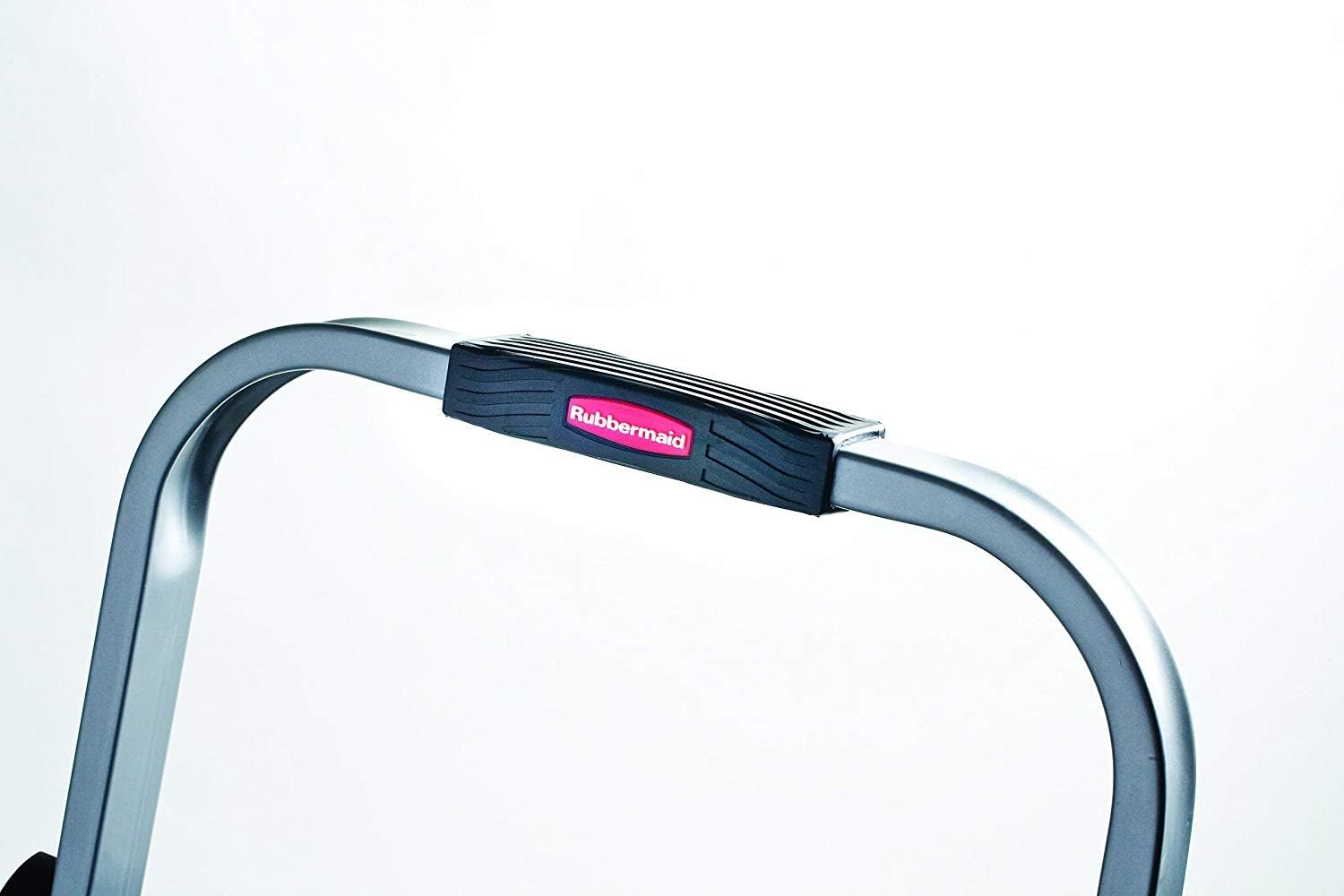 Rubbermaid RM-3W Folding 3-Step Steel Frame Stool with Hand Grip and Plastic Steps, 200-Pound Capacity, Silver Finish ( Exclusive): Home Improvement