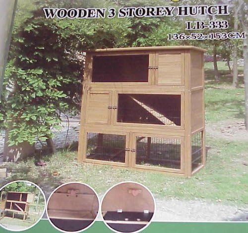 triple rabbit hutch