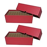 Coin Roll Box for 50 Rolls or Tubes of Cents by