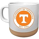R and R Imports Tennessee Knoxville Volunteers 14 oz Mug with Clay Bottom Officially Licensed Collegiate Product Single