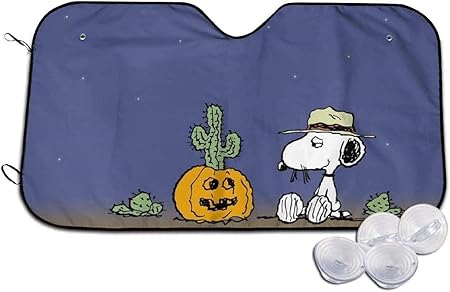 Amazon スヌーピー 高密度生地 車用 サンシェード 車 日よけ 軽 普通車 通気 紫外線 日差しカット最強 カーズ 展開寸法700 1300mm S サンシェード 車 バイク