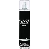 Kenneth Cole Black For Her Body Spray Mist for Women, Notes of Florals, Citrus, Sandalwood, and Musk, Feminine Scent, Everyday Wear Fragrance, 8 Fl Oz