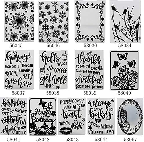 Stencil for Decor - New Plastic Embossing Folder for Photo Album Paper Card DIY Scrapbooking Paper Making Decoration Supplies