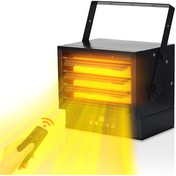 Amazon.com: TEMPWARE Electric Garage Heater, 5000-Watt Ceiling Mount Shop  Heater with 3 Heat Levels, 240-Volt Hardwired Fan-Forced Industrial Heater,  Ideal for Workshop1 : Tools u0026 Home Improvement