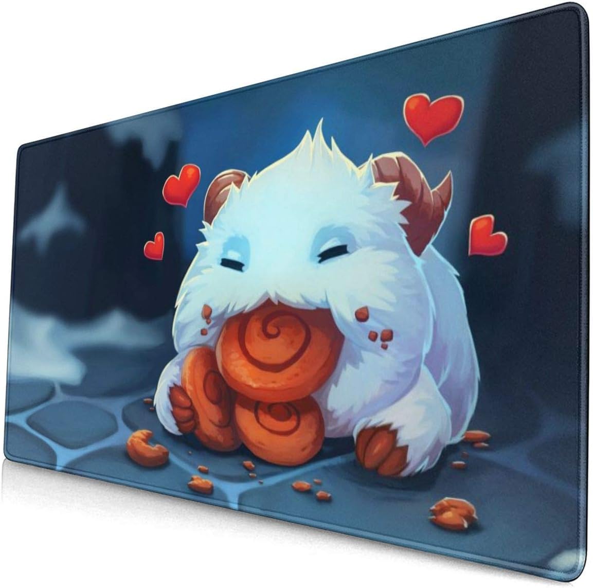 Large Mouse Pad for Poro with Stitched Edges Gaming Mouse Mat Non-Slip Rubber Base Mousepad for Laptop,Computer,PC,Keyboard,11.8"x23.6"