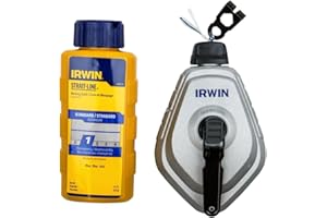 Irwin Tools Strait-Line 1932889 IRWIN Mach6 Chalk Reel, Blue